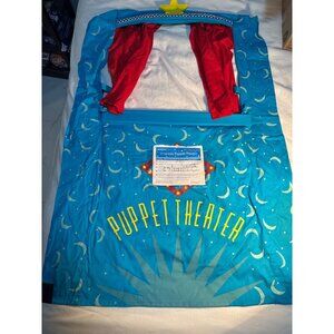 Doorway Puppet Theater With Curtains & Pockets for puppets By HearthSong   59-27